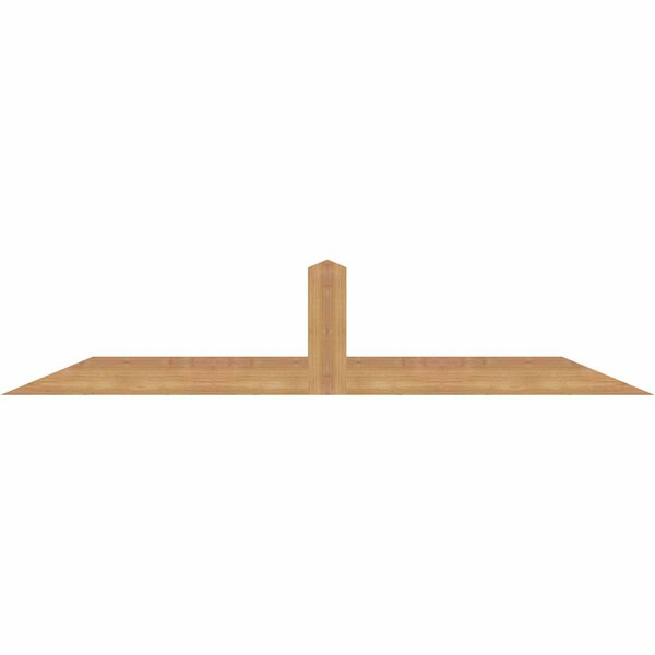 Ekena Millwork Portland Smooth Timber Gable Bracket, Western Red Cedar, 60"W x 12"H x 1 1/2"D x 3 1/2"F, 5/12 Pitch GBW060X12X0204POR00SWR - main